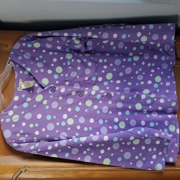 ALONNA, Women's purple with dots PJ'S, size small. With extra top. - Picture 1 of 14